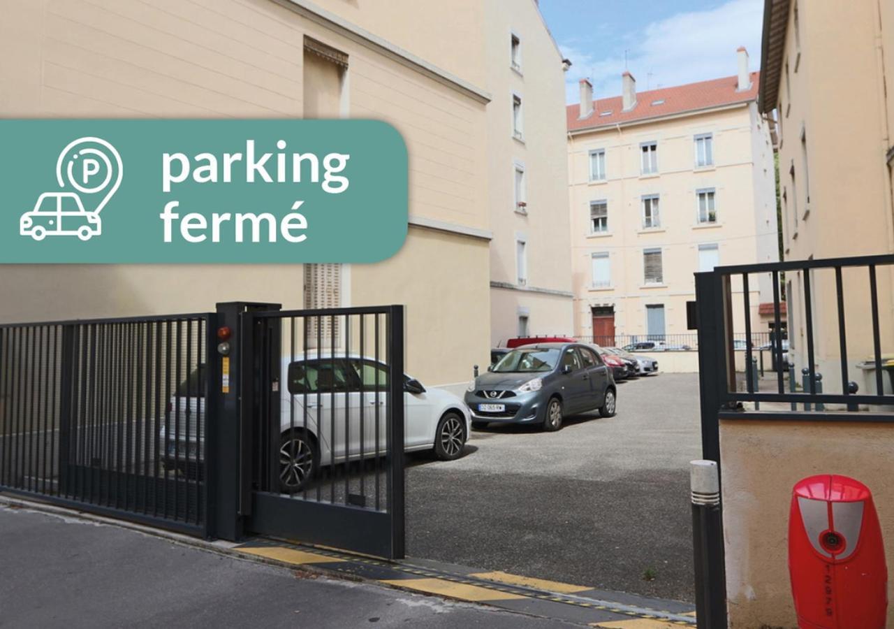 Cosy Appartement Lyon Valmy - Parking Exterior foto